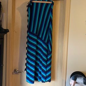 Striped pattern skirt / dress